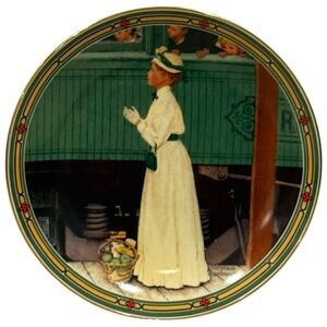 Norman Rockwell Collectible Plate A Mother's Welcome. American Dream. Knowles.